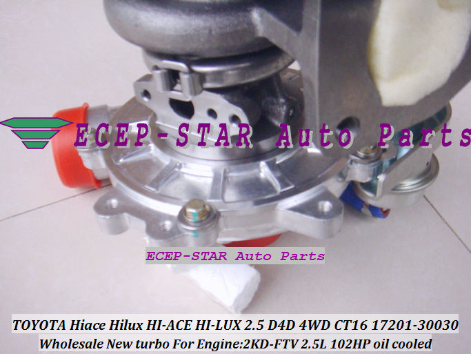 CT16 17201-30030 Toyota Hiace Hilux 2.5 D4D 2KD-FTV oil cooled turbo Turbocharger GASKETS (6)