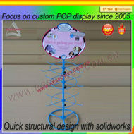 Customized lollipop showcase & cosmetic display stand