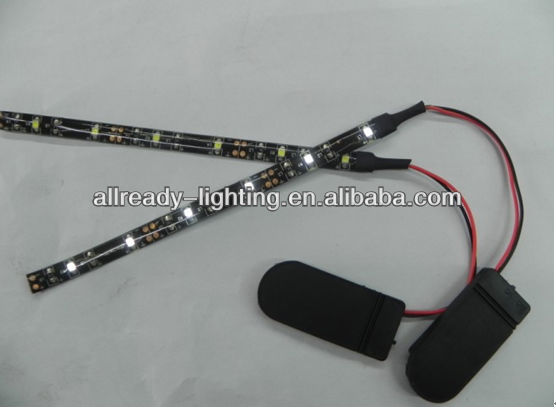 ce・rohsは承認した6vボタン型電池電源smd3528i p68smd5050ledフレキシブルストリップ問屋・仕入れ・卸・卸売り