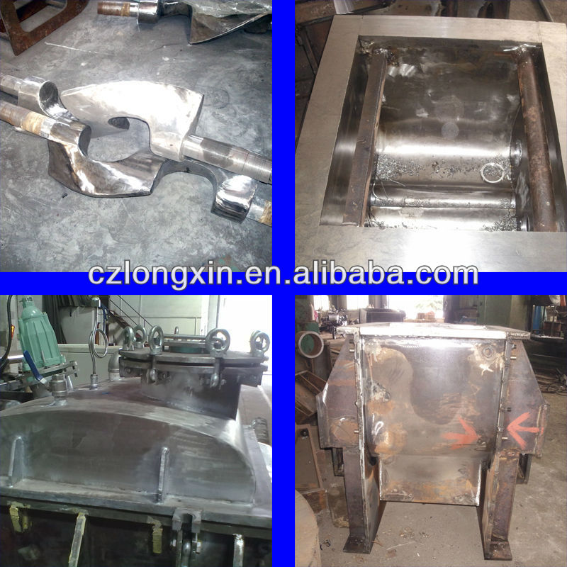 Chewing gum kneader mixers