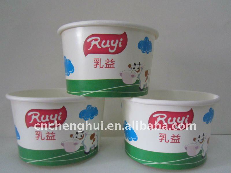 12oz PE coated Custom Frozen Yogurt Cup