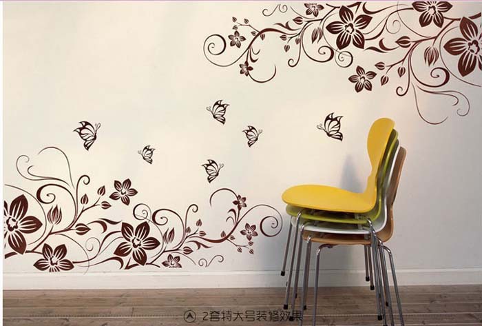 Imagenes de arboles pintados en la pared - Imagui