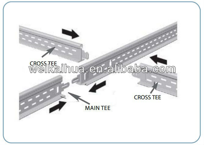 Steel Profile Of Drywall Partition System Metal Stud Ceiling Wall