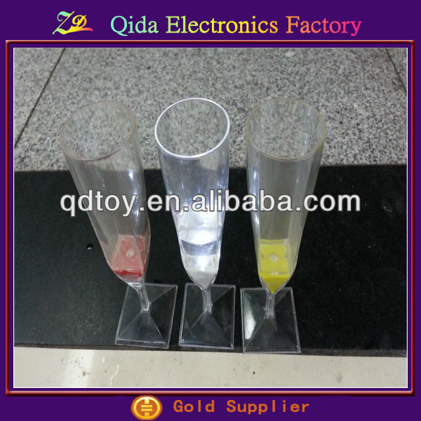multi-color LED Liquid Activated cup Champagne glasses