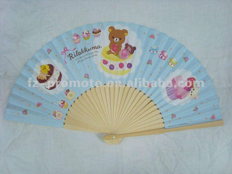 カラフルな美しいファンシープロモーション竹手のファン問屋・仕入れ・卸・卸売り
