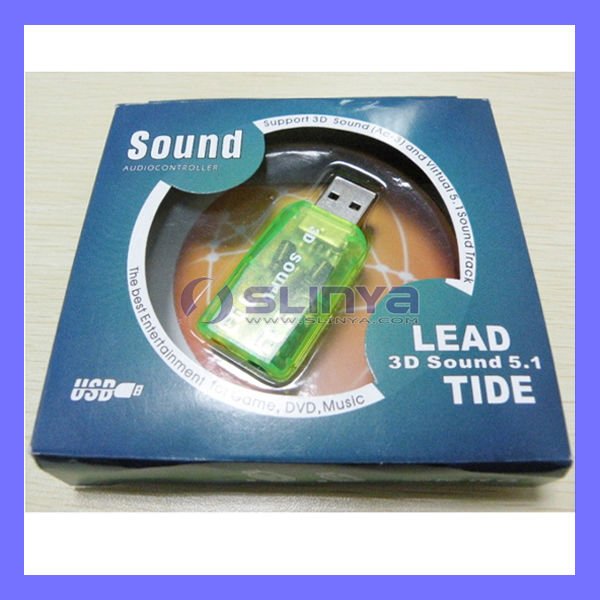 5.1 CH USBのサウンドカードAPAPTER 3Dのサウンドカード問屋・仕入れ・卸・卸売り