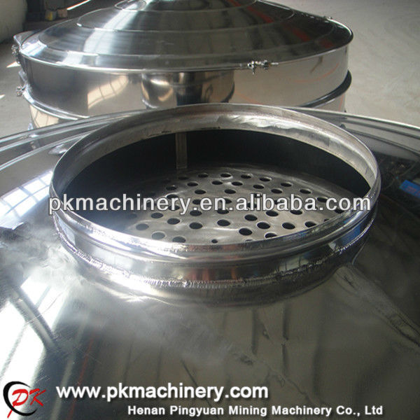 China PK Brand Round Rotary Vibrating Screen Machine For Screening Sieving Separate