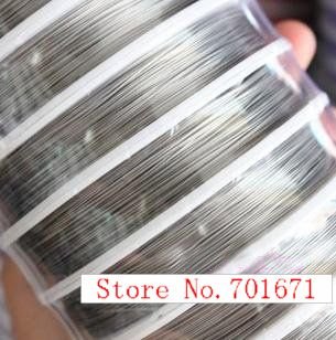 Steel Wire, Beading Wire, Nyllon Coated Stainless Steel Wire, 10PCS/LOT, Jewelry Findings Cord / Wire. Without Elastic.m014