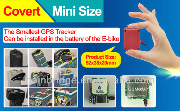 スクーター用小型gpsトラッカー、 簡単にミニサイズで、 スクーターに隠された: 52x4020mm問屋・仕入れ・卸・卸売り