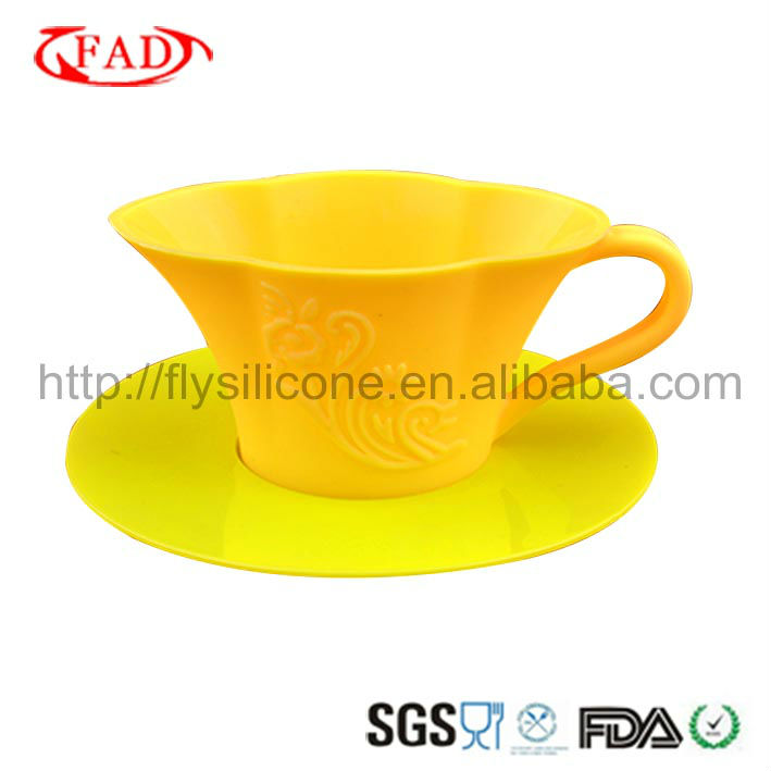 Advertisement CupCake Silicone Cake Decorating,Silicone Cake Decorating Molds With Saucer