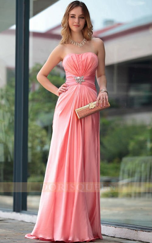 ... (DORIS) hot sale modern strapless open back evening dress in india
