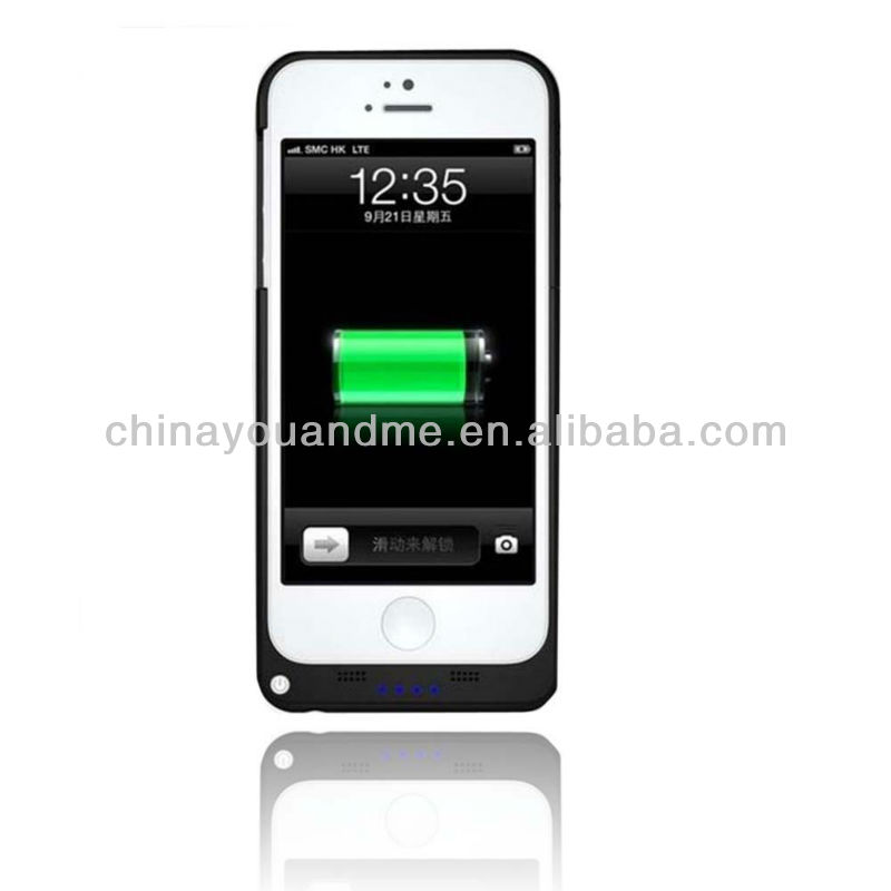 カラフルな2200mahの外部充電式パワーバンク5iphone用バッテリーケース問屋・仕入れ・卸・卸売り