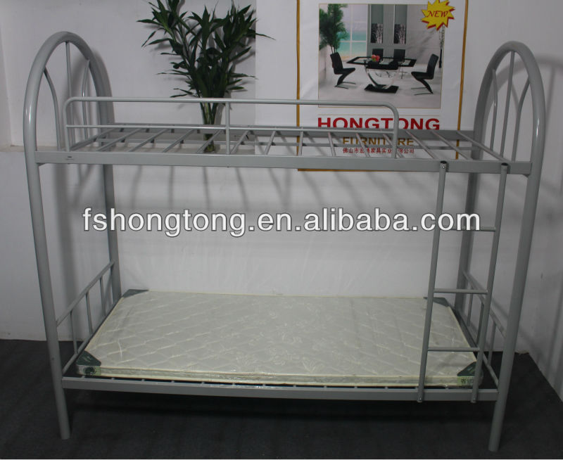 強い学校の寮の金属の二段ベッド/金属鉄のベッド/two白での床の金属のベッド仕入れ・メーカー・工場