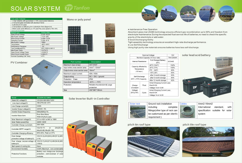 solar power genertor 1KW -5KW ( Hybrid MPPT System), View solar 