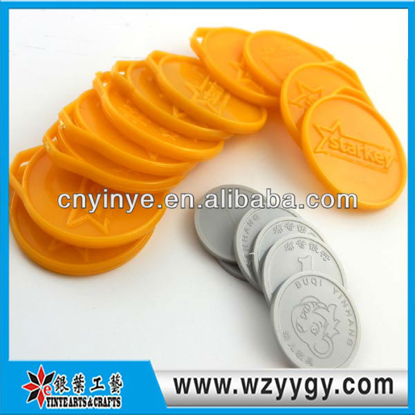 ちゃちなプラスチック製のコイン/トークンコイン問屋・仕入れ・卸・卸売り