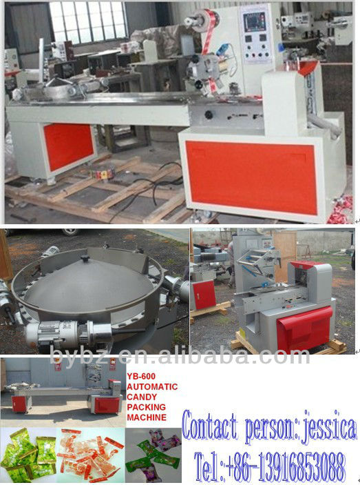 Shanghai Advanced High Speed Automatic Lollipop/Candy Pillow Packing Machine