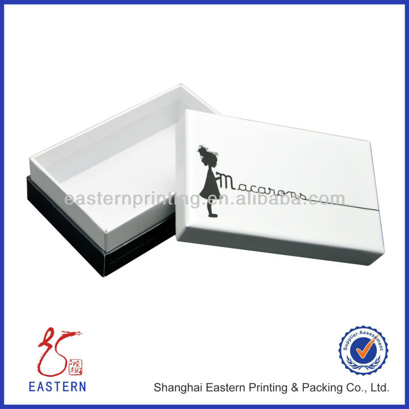 Custom handmade macaron packaging box