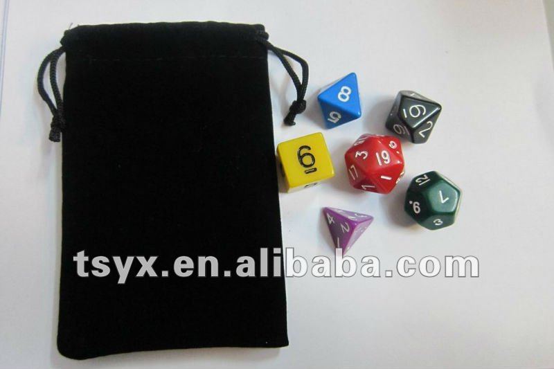number sides dice