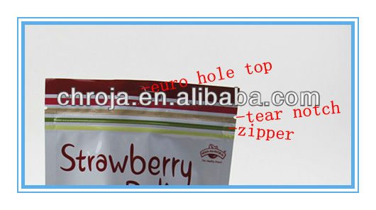 Stand Up 3 Layers Laminated Aluminum Chocolate Lollipop Packaging Bag