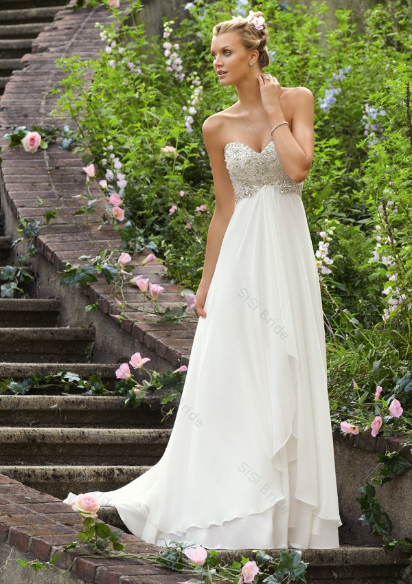 unique design Garden Wedding Dresses