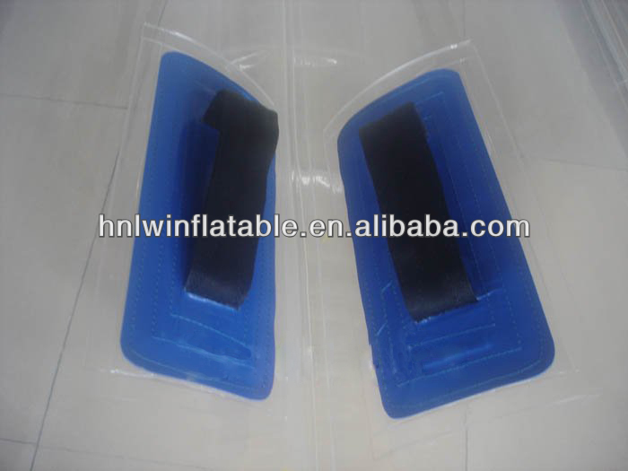 pvc or tpu custom human inflatable bubble ball for football
