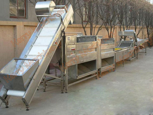 semi-automatic potato chips making machine/ frozen french fries production line