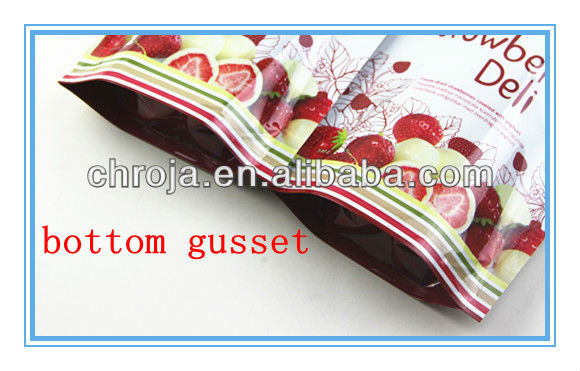 Stand Up 3 Layers Laminated Aluminum Chocolate Lollipop Packaging Bag