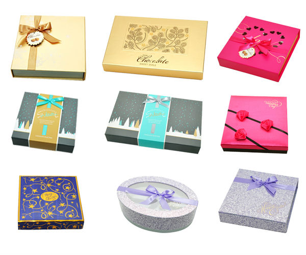 Mountain paper custom empty new shape chocolate packaging