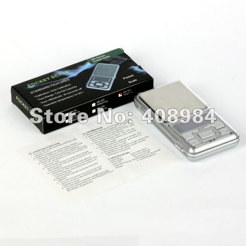 free shipping 200g/0.01g Digital Electronic Pocket Scale with retail box