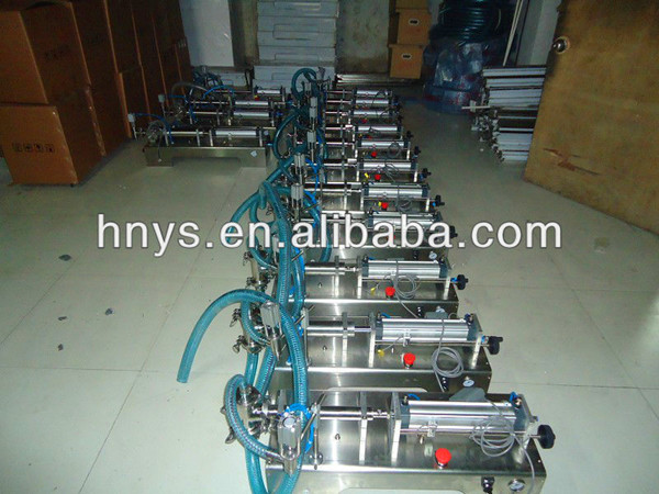 Pneumatic piston pump coconut water filling machine