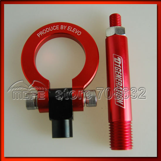 Racing Car Trailer Tow Towing Hook Red M22x2 M22x2 (12)