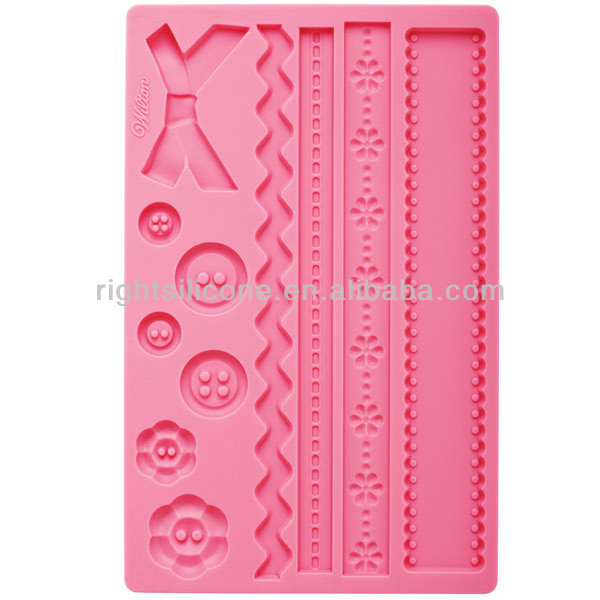 cake decoration silicone fondant and gum paste mold