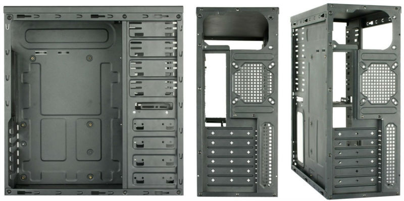 新しいモデル2014年atxのコンピュータケースpcケース黒輝いてゲームのコンピュータのケース問屋・仕入れ・卸・卸売り