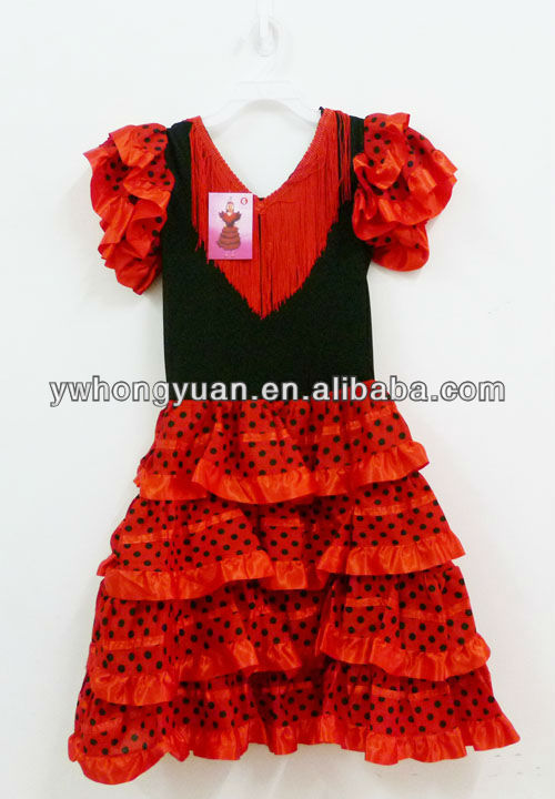 Платья для Фламенко на девочек, платья для испанских танцев. фламенко плать