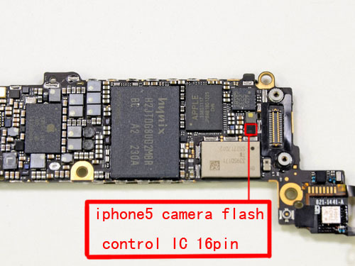 Iphone 5 flashlight not working solution, led flasher using 555 ic