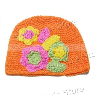 Infant Beanie Hats on Beanie Handmade Knit Crochet Beanie Crochet Baby Hat Children Beanie