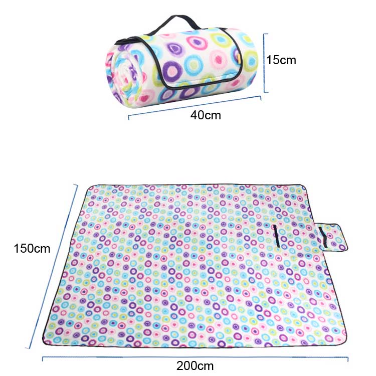 rubber backed picnic rug