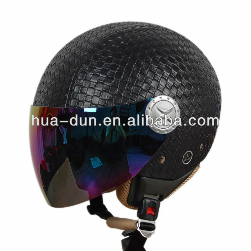 Huadunece/ドットのオープンフェイスヘルメット、 ジェットヘルメット、 オートバイヘルメットhd-592問屋・仕入れ・卸・卸売り
