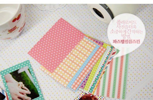 16set/lot (20pcs/set), pola09 photo decoration sticker, pastel color 20pcs, photo sticker,sticer labe, (ss-1558)
