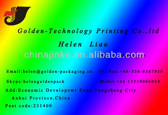 pillow shape plastic lamination green tea bag