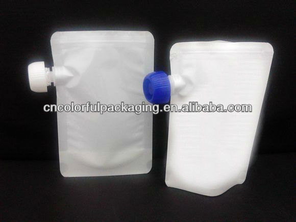 Stand Up Pouch With Spout For Juice/grape Red Wine/ Foil Spout Pouch