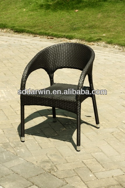 Patio Furniture Metal Foot Rattan Gazebo Chair DW AC039