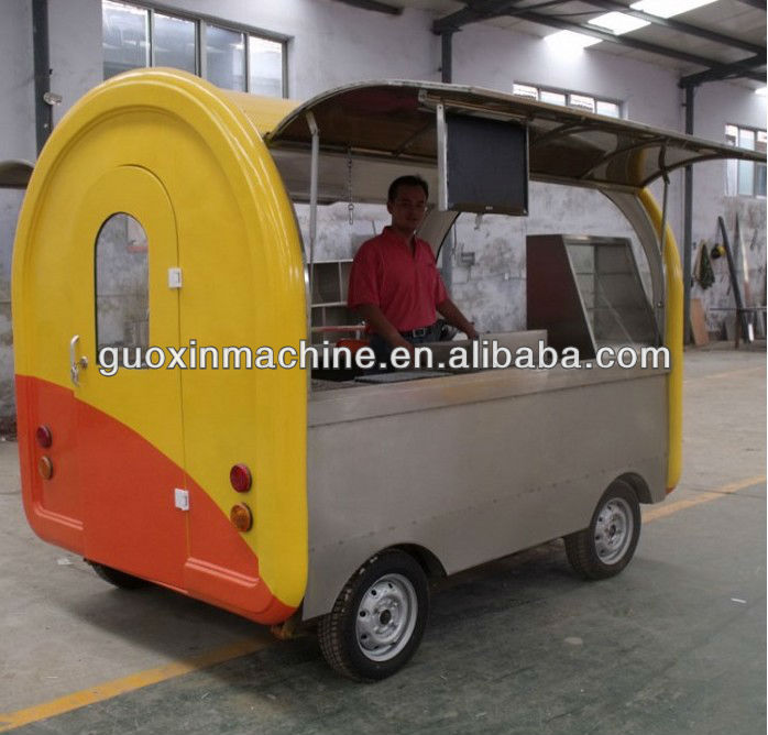 Can do customized 12 models mobile food cart for sale