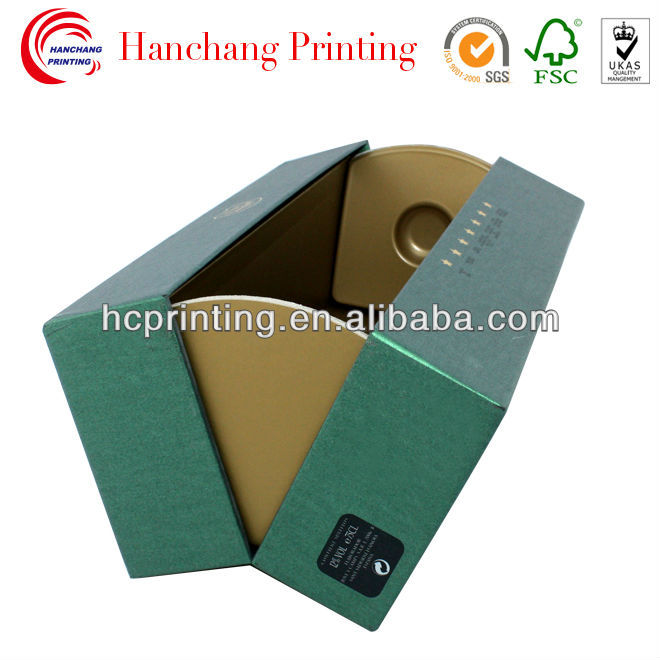 Classical Cardboard Single Bottle Wine Box