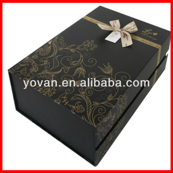 luxury empty red wine charm box
