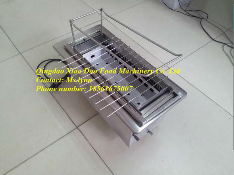 Rotary Charcoal Bbq Grill Machine / Meat Skewer Bbq Machine /automatic
