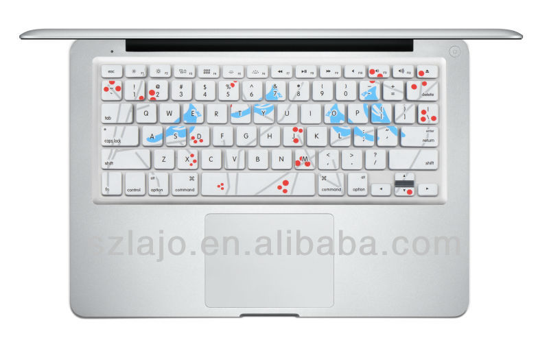 スポーツカーのデザインmacbookのシリコーンのラップトップのキーボード保護フィルム、 ラップトップキーボードプロテクター問屋・仕入れ・卸・卸売り