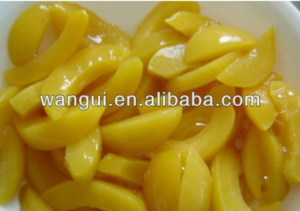 Canned Yellow Peach Slices In Syrup