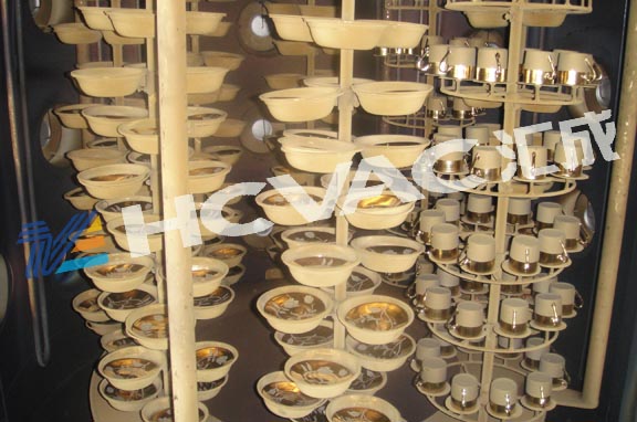 セラミックマグ黄金色の真空コーティングマシン、 セラミック花瓶のpvdメッキequipment/金属被覆植物問屋・仕入れ・卸・卸売り