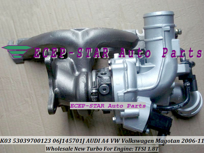 K03 53039880123 53039700123 06J145701J Turbo Turbocharger For AUDI A4 VW Volkswagen Magotan 2006-2011 TFSI 1.8T (10)